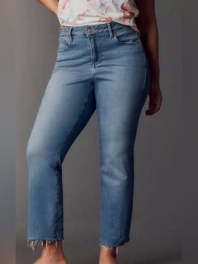 Good American Straight-Leg Jeans. Size 8P